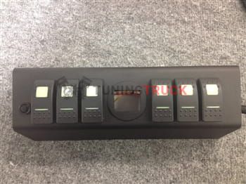 JK Switch Panel 6 Switch W/Genesis Adapter 09-17 Wrangler JK G Screen Not Included Red sPOD