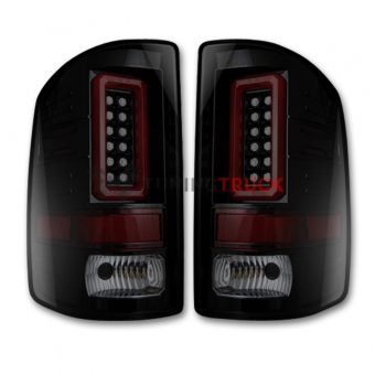 GMC Sierra 14-17 1500/2500/3500 (Only Fits 3rd GEN Single-Wheel GMC Sierra with Factory OEM Halogen Tail Lights) OLED TAIL LIGHTS - Smoked Lens