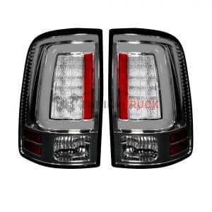 Dodge 13-17 RAM 1500/2500/3500 OLED TAIL LIGHTS (Replaces Factory OEM LED Tail Lights ONLY) - Clear Lens