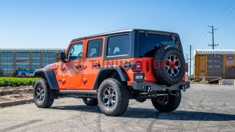 Выхлопная система Axle-Back для Jeep Wrangler JL|JLU 2018-2021, хромированная