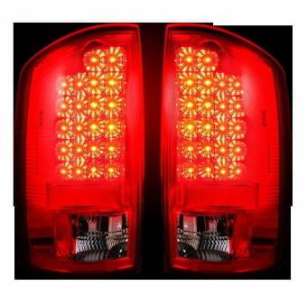 Dodge 02-06 RAM 1500 & 03-06 RAM 2500/3500 LED Tail Lights - Red Lens