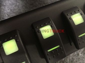 JK Switch Panel 6 Switch W/Genesis Adapter 09-17 Wrangler JK G Screen Not Included Green sPOD