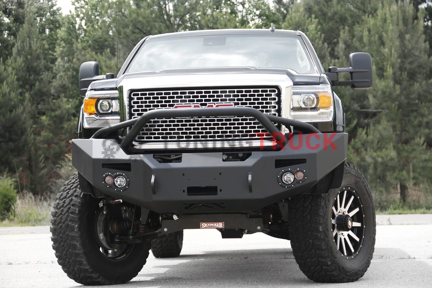 2015-2017 GMC Heavy Duty Winch Bumper w/ Pre-Runner Grill Guard