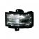Ford 17-18 F250/F350/F450 Superduty Side Mirror Lenses (2-Piece Set) w/ WHITE LED Running Lights, AMBER Scanning LED Turn Signals & WHITE LED Spot Lights - Clear Lens