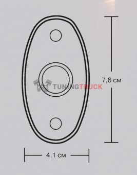 Светодиодные Rock-фары Rigid A-серия, красные 