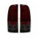 Ford Superduty F250HD/350/450/550 99-07 & F150 97-03 Straight aka "Style" Side LED Tail Lights - Dark Red Smoked Lens