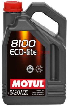 4 л MOTUL 8100 ECO-LITE энергосберегающее масло для бензиновых двигателей