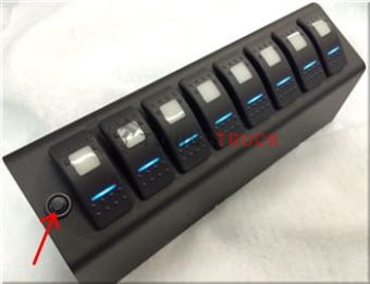 JK Switch Panel 8 Switch Dual Source SE 09-17 Wrangler JK Red LED sPOD