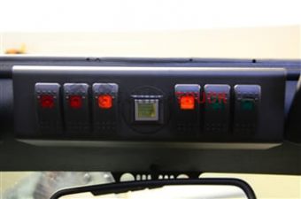 JK Switch Panel 6 Switch W/Genesis Adapter 09-17 Wrangler JK G Screen Not Included Multi Color sPOD
