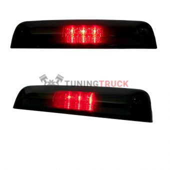 Dodge 09-17 RAM 1500 & 10-17 RAM 2500/3500 - Red LED 3rd Brake Light Kit w/ White LED Cargo Lights - Clear Lens