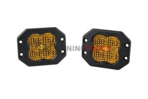 Желтые врезные LED-модули SS3 Sport, рабочий свет