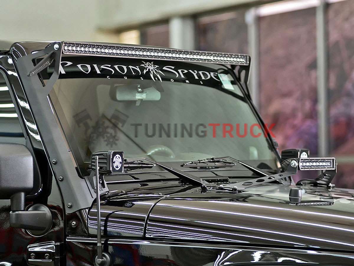 Jeep JK-крепеж на верхнюю рамку лобового стекла для фар 50" 