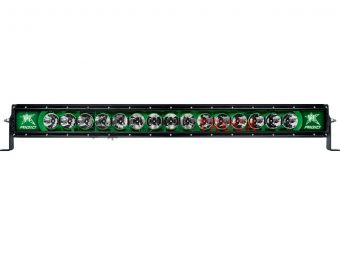 Фара 30″ Radiance-серия (15 светодиодов) - зелёная подсветка 