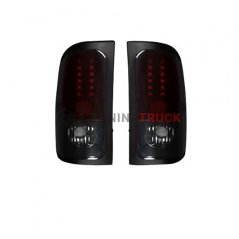 Dodge 94-01 RAM 1500 & 94-02 RAM 2500/3500 LED TAIL LIGHTS - Dark Red Smoked Lens