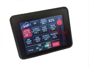Add On Touch Screen Switch Panel For 8 Circuit SE System Universal sPOD