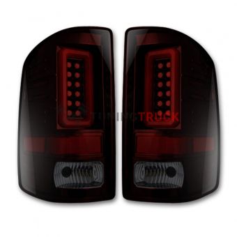 GMC Sierra 16-17 1500/2500/3500 (Only Fits Single Wheel Body Style Trucks with Factory OEM LED Tail Lights) OLED TAIL LIGHTS - Smoked Lens