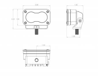 Комплект светодиодных фар (Wide Cornering) серии S2 Pro