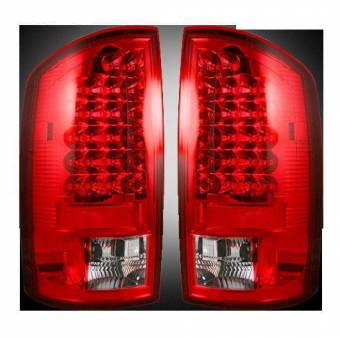 Dodge 02-06 RAM 1500 & 03-06 RAM 2500/3500 LED Tail Lights - Red Lens
