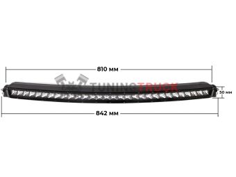 Изогнутая LED-балка 30″ RDS SR серия PRO, дальний свет 